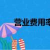 營業費用率是什么意思（營業費用率）