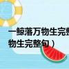 一鯨落萬物生完整句發朋友圈是想表達什么意思（一鯨落萬物生完整句）
