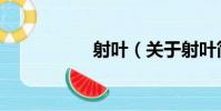 射葉(關于射葉簡介)