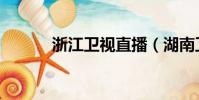 浙江衛視直播(湖南衛視重播)