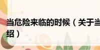 當危險來臨的時候(關于當危險來臨的時候介紹)
