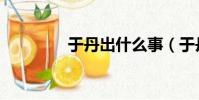于丹出什么事(于丹被轟)