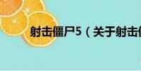 射擊僵尸5(關于射擊僵尸5簡介)