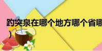 趵突泉在哪個地方哪個省哪個市(趵突泉在哪)