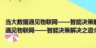 當大數據遇見物聯網——智能決策解決之道(關于當大數據遇見物聯網——智能決策解決之道介紹)