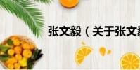 張文毅(關于張文毅介紹)
