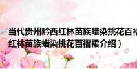 當代貴州黔西紅林苗族蠟染挑花百褶裙(關于當代貴州黔西紅林苗族蠟染挑花百褶裙介紹)