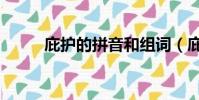 庇護的拼音和組詞(庇護的拼音)