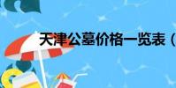 天津公墓價格一覽表(天津公墓)