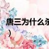 唐三為什么殺小舞的視頻（唐三為什么殺小舞）