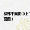 樓梯平面圖中上下樓的長箭頭端部標注的數字是指（樓梯平面圖）