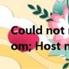 Could not resolve host: zw.gozuowen.com; Host not found
