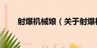 射爆機械娘(關于射爆機械娘簡介)