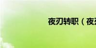 夜刃轉職(夜刃)