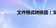 文件格式轉換器(文件格式)