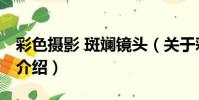 彩色攝影 斑斕鏡頭(關于彩色攝影 斑斕鏡頭介紹)