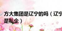 方大集團是遼寧的嗎(遼寧方大集團是國企還是私企)