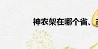 神農架在哪個省、市、縣?