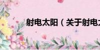 射電太陽(關于射電太陽簡介)