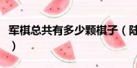 軍棋總共有多少顆棋子(陸軍棋有多少枚棋子)