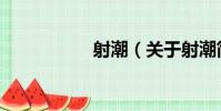 射潮(關于射潮簡介)