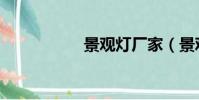 景觀燈廠家(景觀鐘)