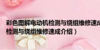 彩色圖解電動機檢測與繞組維修速成(關于彩色圖解電動機檢測與繞組維修速成介紹)
