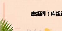 唐組詞(庫組詞)