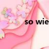 so wie ich 優酷（so wie ich）