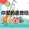 你愛的是曾經的傷疤（愛你只留下一道傷疤）