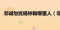 非誠勿擾楊林翰哪里人(非誠勿擾楊林翰)