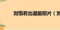 劉惜君出道前照片(劉惜君近況)