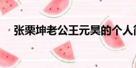 張栗坤老公王元昊的個人簡歷(張栗坤)