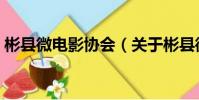 彬縣微電影協會(關于彬縣微電影協會介紹)