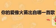 你的愛像火苗出自哪一首歌(你的愛像火苗)