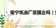 安寧煉油廠是國企嗎(安寧煉油廠)