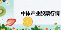 中體產業股票行情(中體)