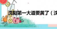 沈陽第一大道要黃了(沈陽第一大道)