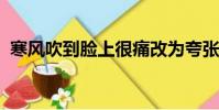 寒風吹到臉上很痛改為夸張句這樣寫的好處