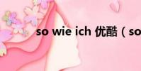 so wie ich 優酷(so wie ich)