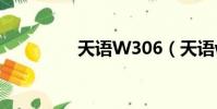 天語W306(天語w366)