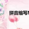 拼音縮寫NZ的詞（拼音縮寫zz的詞）