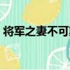 將軍之妻不可欺（關于將軍之妻不可欺簡介）