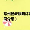 常州楊歧照明燈具有限公司（關于常州楊歧照明燈具有限公司介紹）