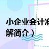 小企業會計準則講解（關于小企業會計準則講解簡介）