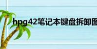 hpg42筆記本鍵盤拆卸圖解(hpg42)