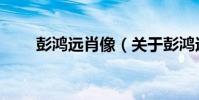 彭鴻遠肖像(關于彭鴻遠肖像介紹)