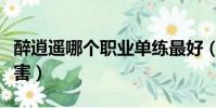 醉逍遙哪個職業單練最好(醉逍遙什么職業厲害)