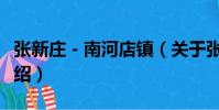 張新莊-南河店鎮(關于張新莊-南河店鎮介紹)