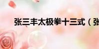 張三豐太極拳十三式(張三豐太極拳)
